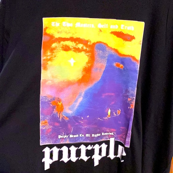 Brand new purple brand size XL black with purple - Picture 1 of 5